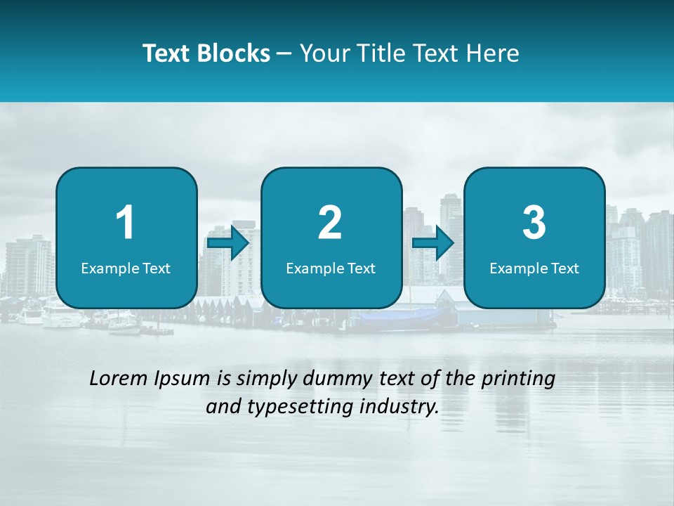 Stanley Park British Columbia Coal Harbor PowerPoint Template