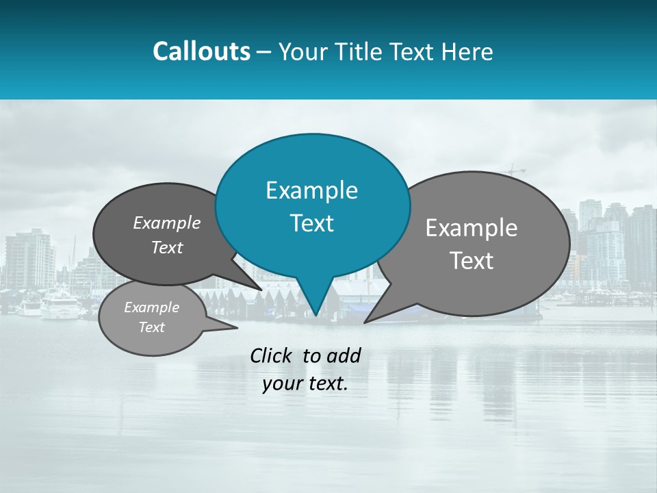 Stanley Park British Columbia Coal Harbor PowerPoint Template