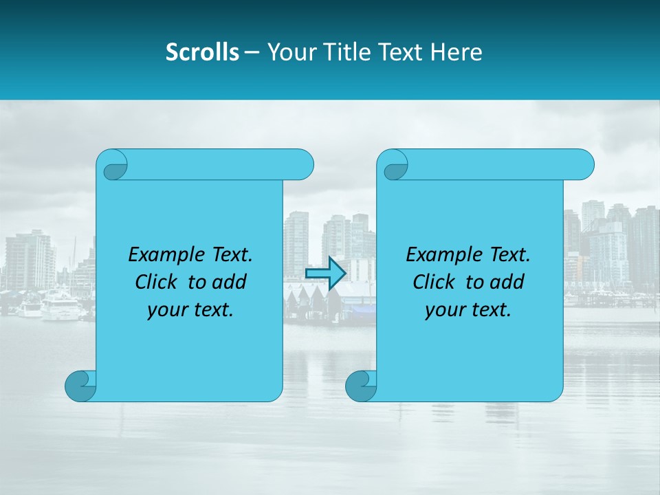 Stanley Park British Columbia Coal Harbor PowerPoint Template
