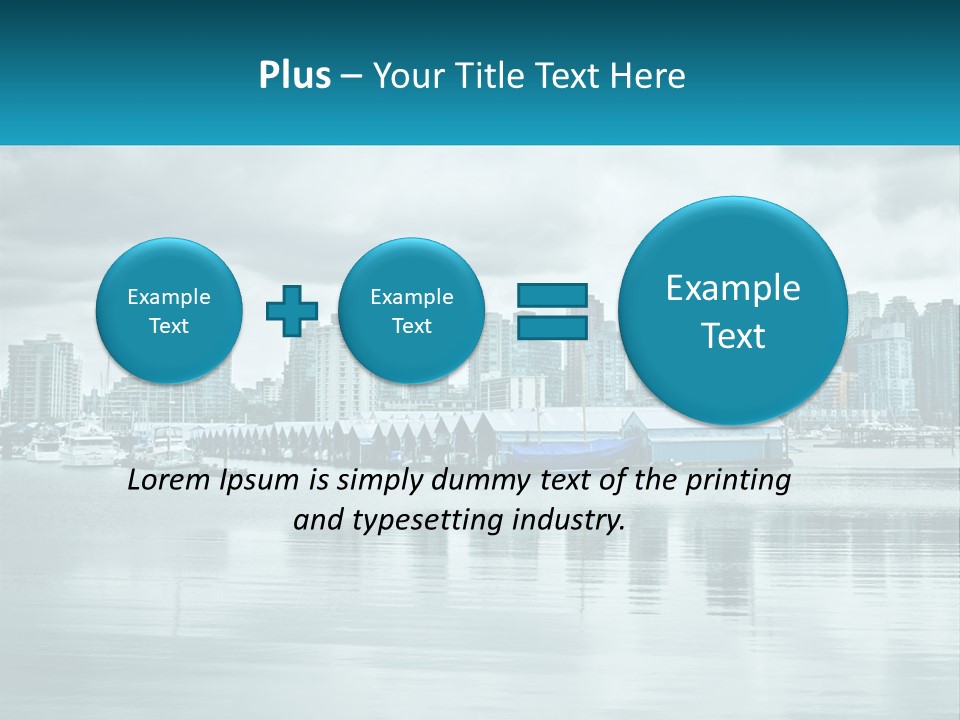 Stanley Park British Columbia Coal Harbor PowerPoint Template