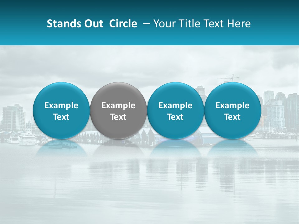 Stanley Park British Columbia Coal Harbor PowerPoint Template