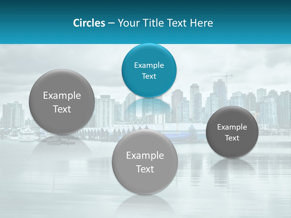 Stanley Park British Columbia Coal Harbor PowerPoint Template