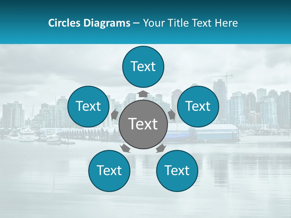 Stanley Park British Columbia Coal Harbor PowerPoint Template