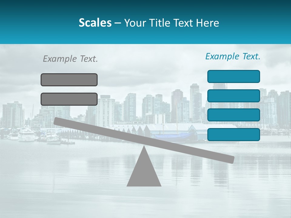 Stanley Park British Columbia Coal Harbor PowerPoint Template