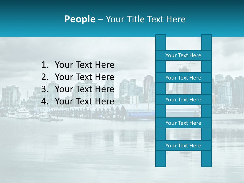 Stanley Park British Columbia Coal Harbor PowerPoint Template