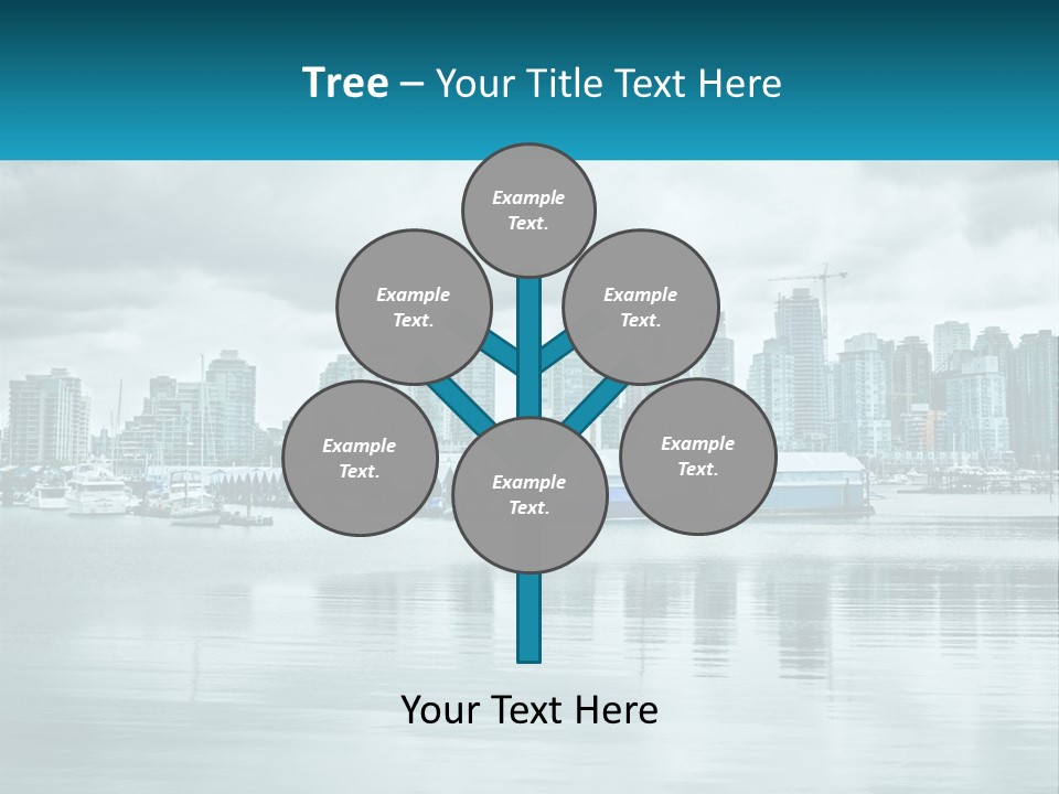 Stanley Park British Columbia Coal Harbor PowerPoint Template