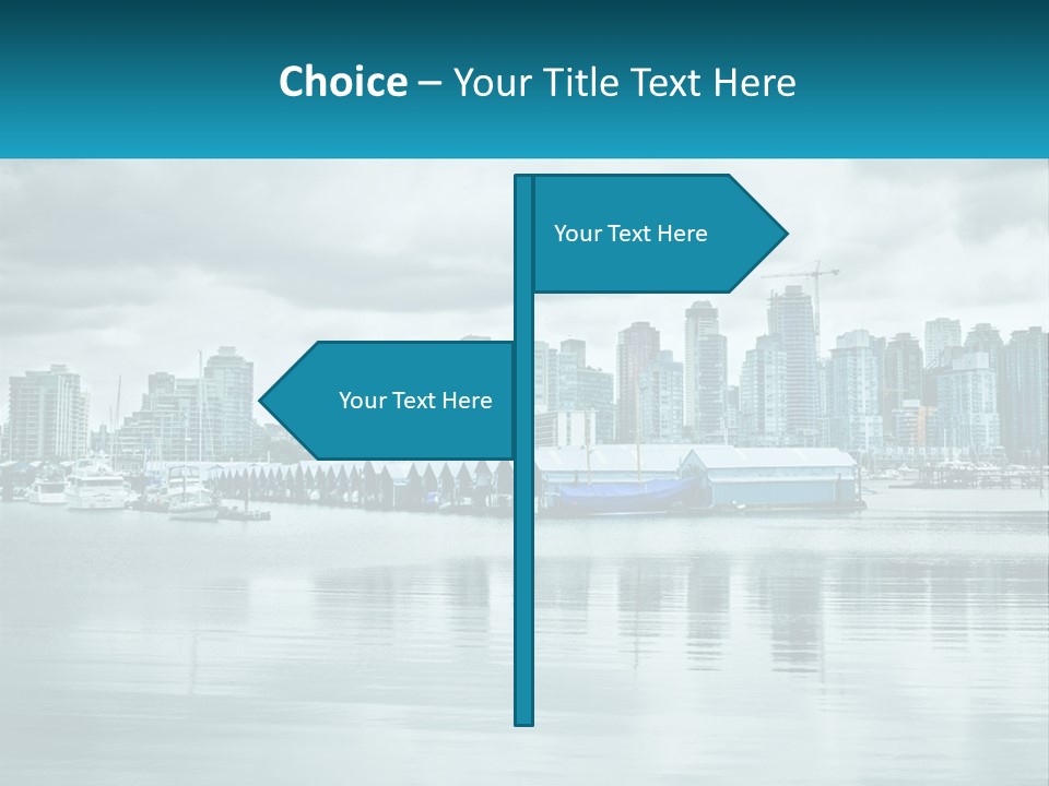 Stanley Park British Columbia Coal Harbor PowerPoint Template