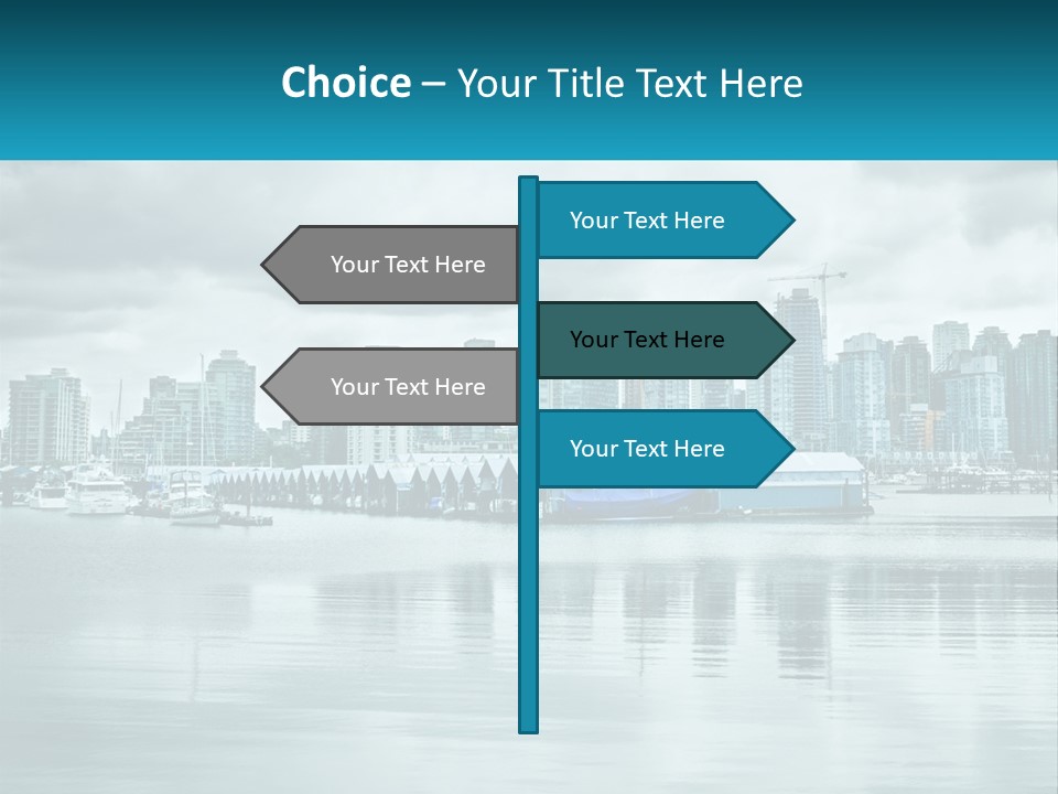 Stanley Park British Columbia Coal Harbor PowerPoint Template