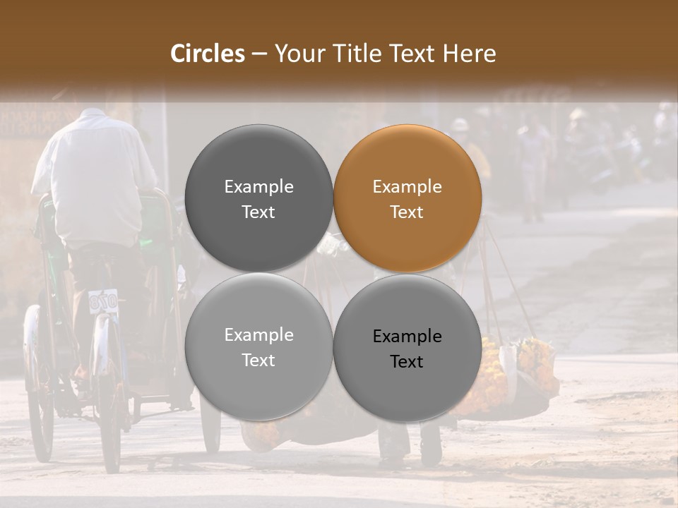 Indochina Travel Female PowerPoint Template