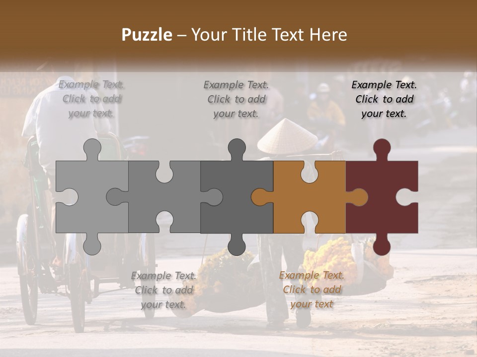 Indochina Travel Female PowerPoint Template