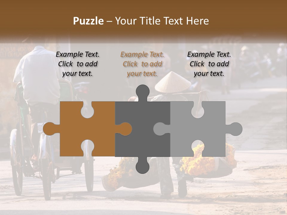 Indochina Travel Female PowerPoint Template