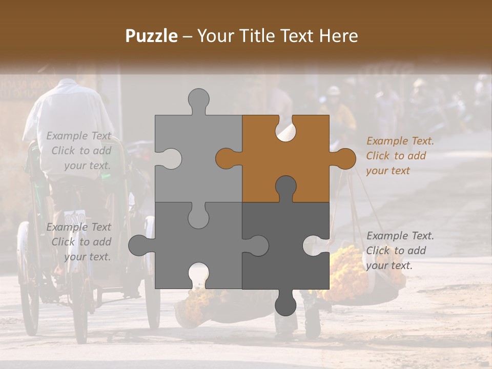 Indochina Travel Female PowerPoint Template