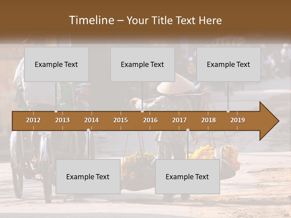 Indochina Travel Female PowerPoint Template