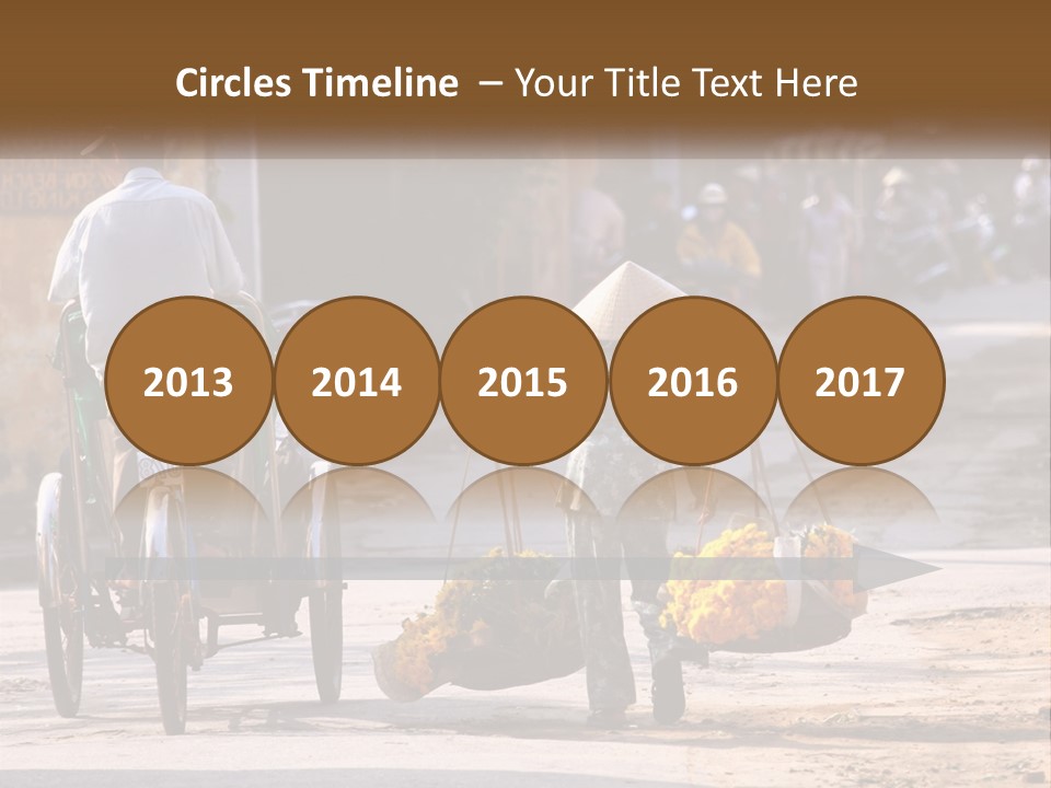 Indochina Travel Female PowerPoint Template