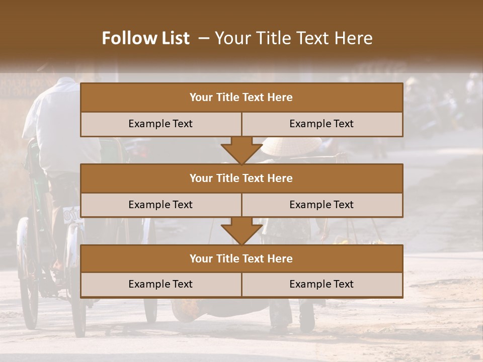 Indochina Travel Female PowerPoint Template