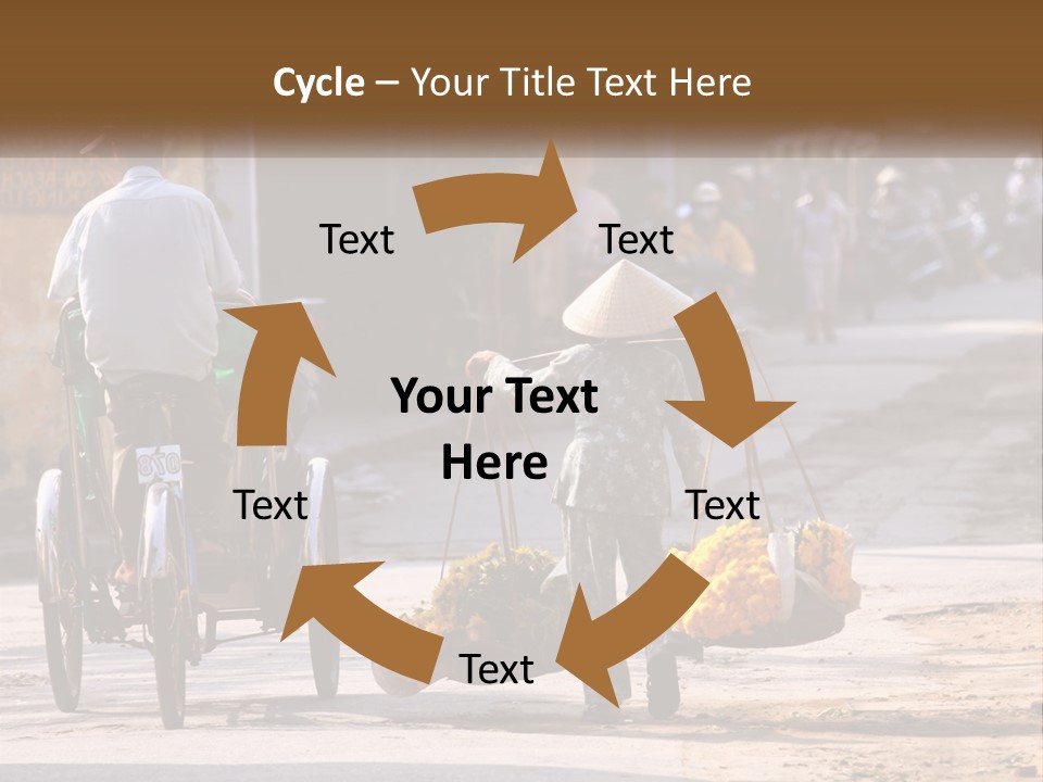 Indochina Travel Female PowerPoint Template