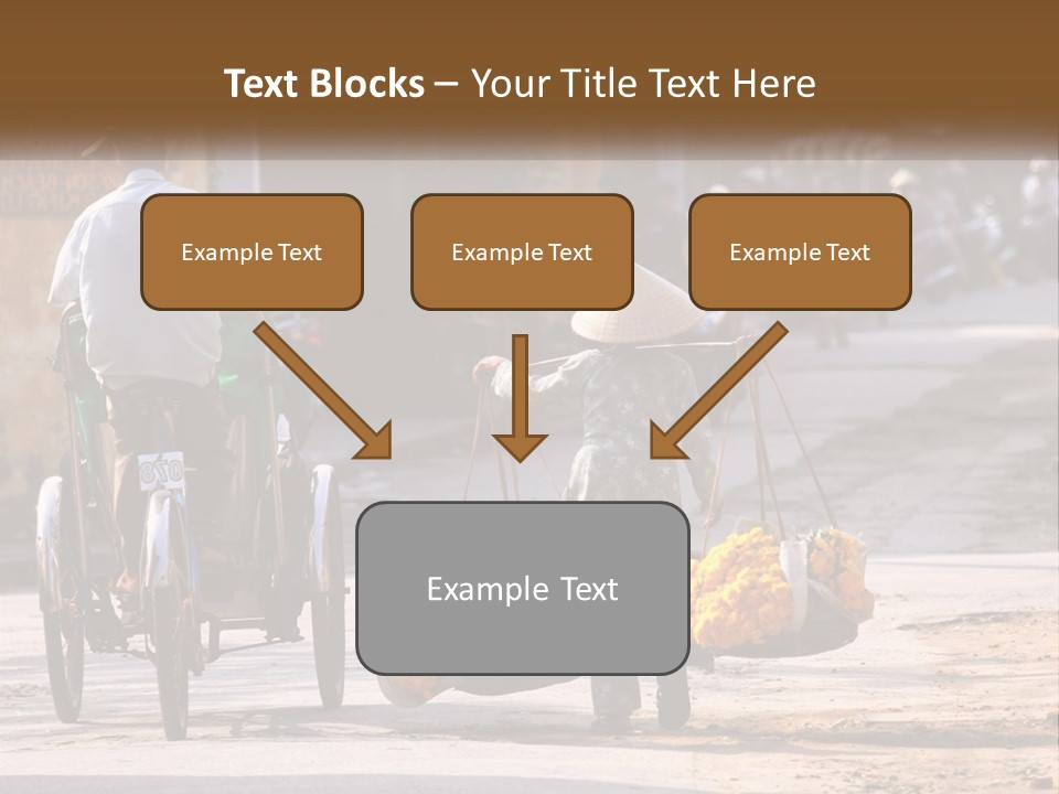 Indochina Travel Female PowerPoint Template