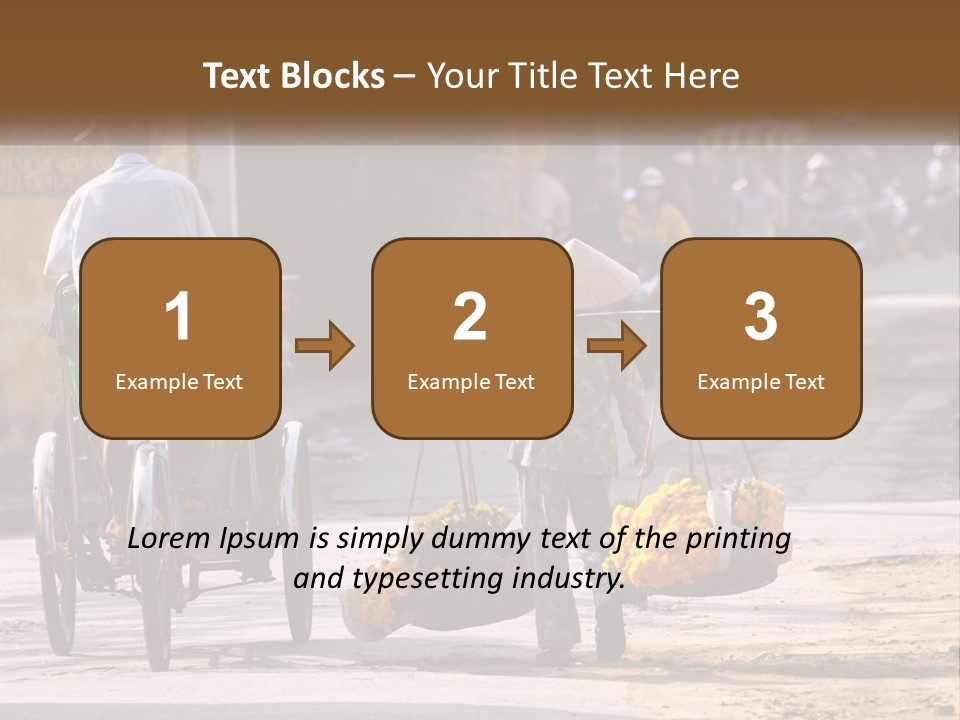 Indochina Travel Female PowerPoint Template