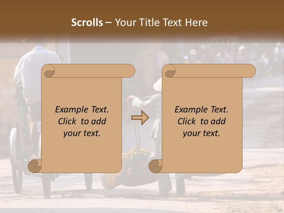 Indochina Travel Female PowerPoint Template