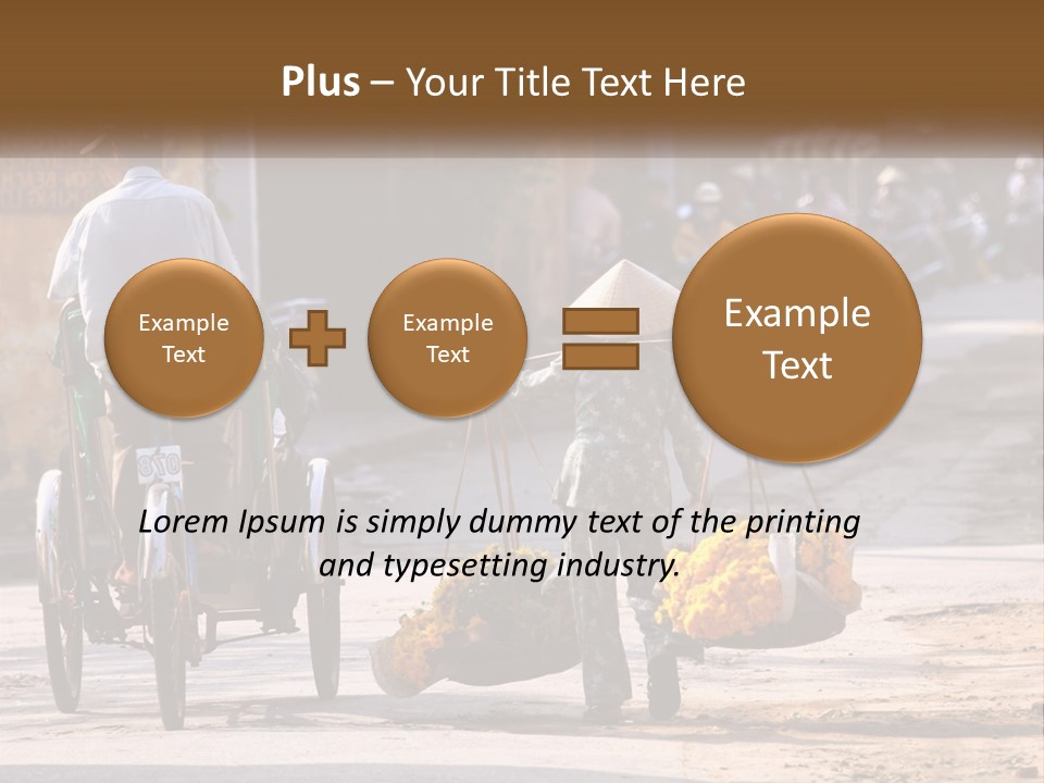 Indochina Travel Female PowerPoint Template