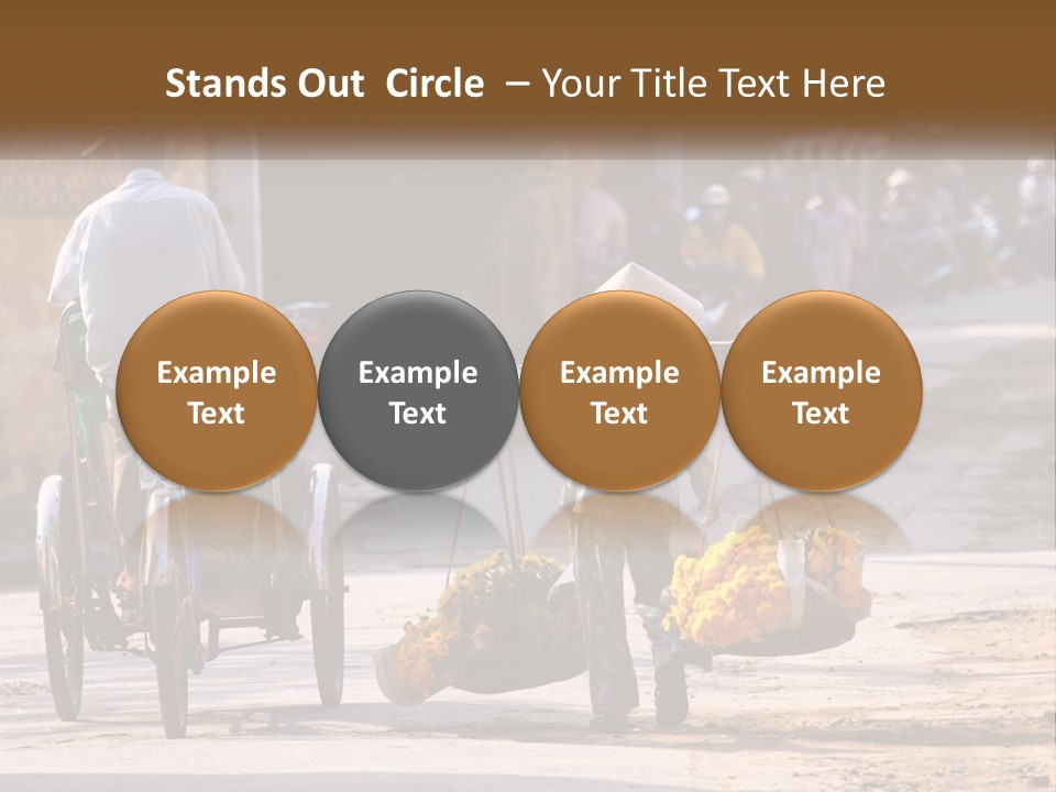 Indochina Travel Female PowerPoint Template