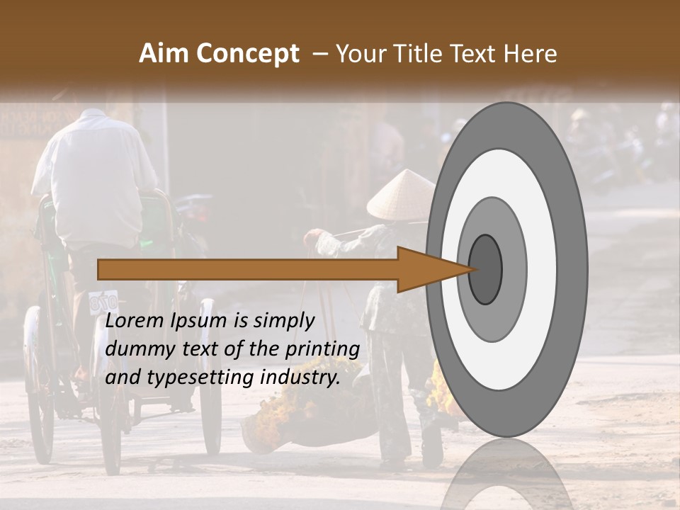 Indochina Travel Female PowerPoint Template