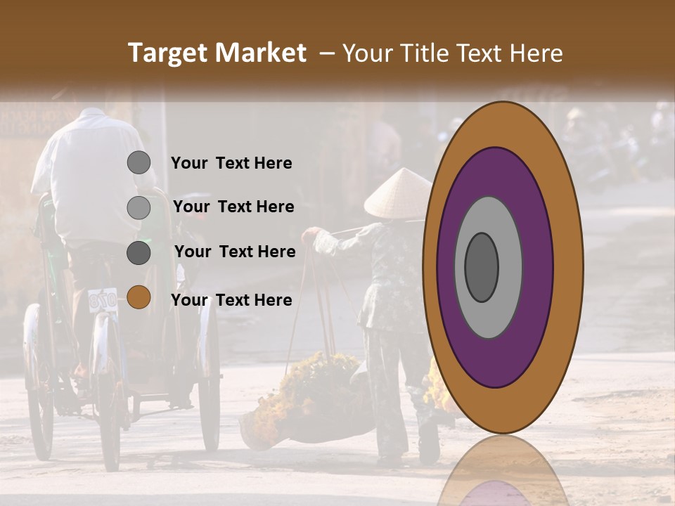 Indochina Travel Female PowerPoint Template