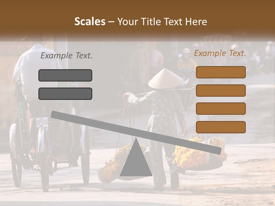 Indochina Travel Female PowerPoint Template