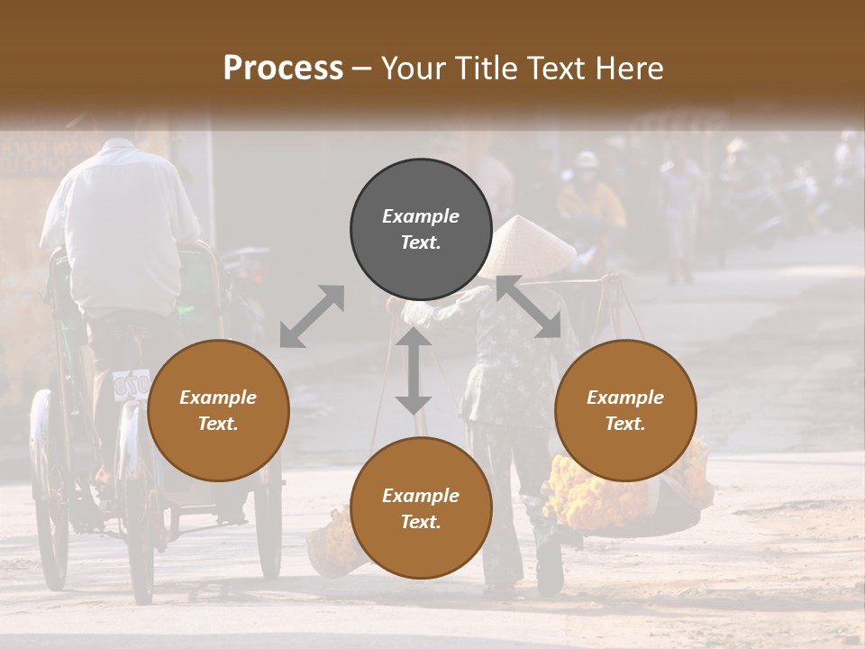 Indochina Travel Female PowerPoint Template