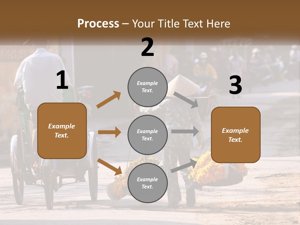 Indochina Travel Female PowerPoint Template