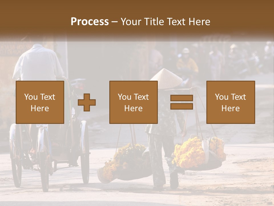 Indochina Travel Female PowerPoint Template