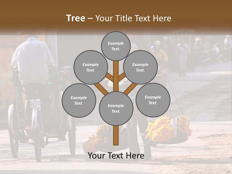 Indochina Travel Female PowerPoint Template