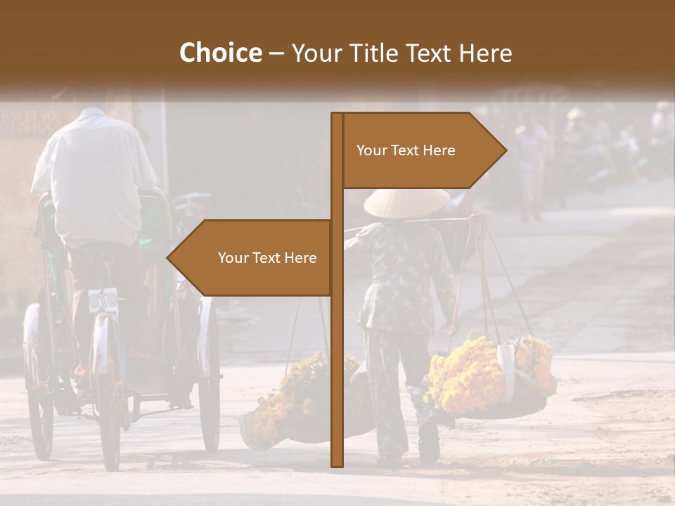 Indochina Travel Female PowerPoint Template