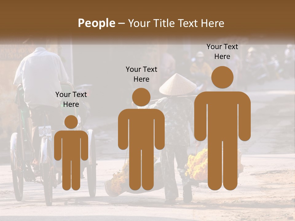 Indochina Travel Female PowerPoint Template