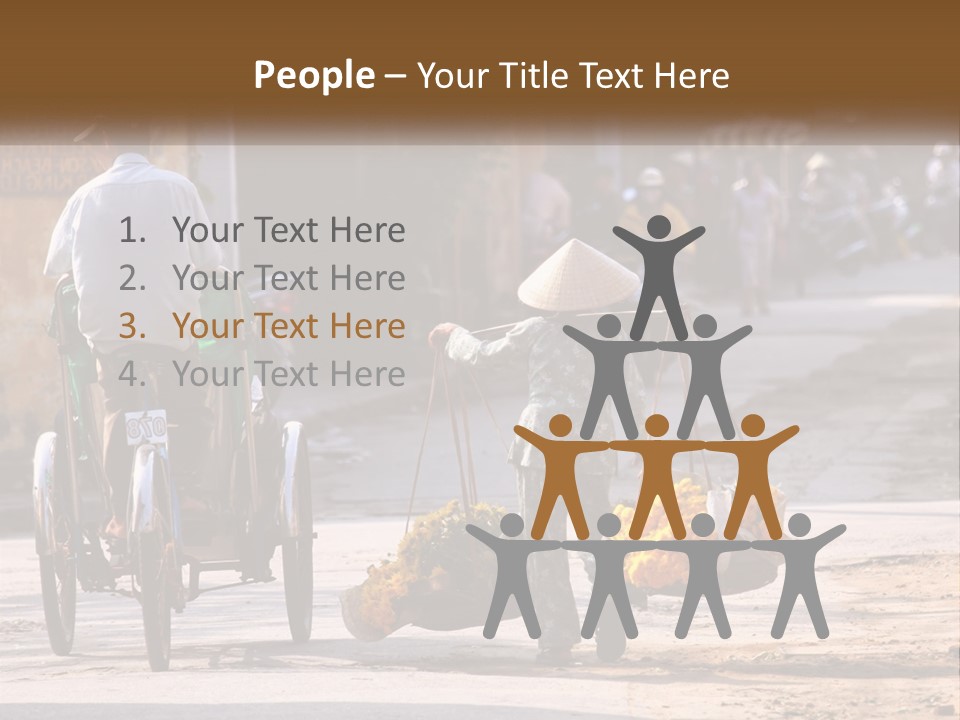 Indochina Travel Female PowerPoint Template