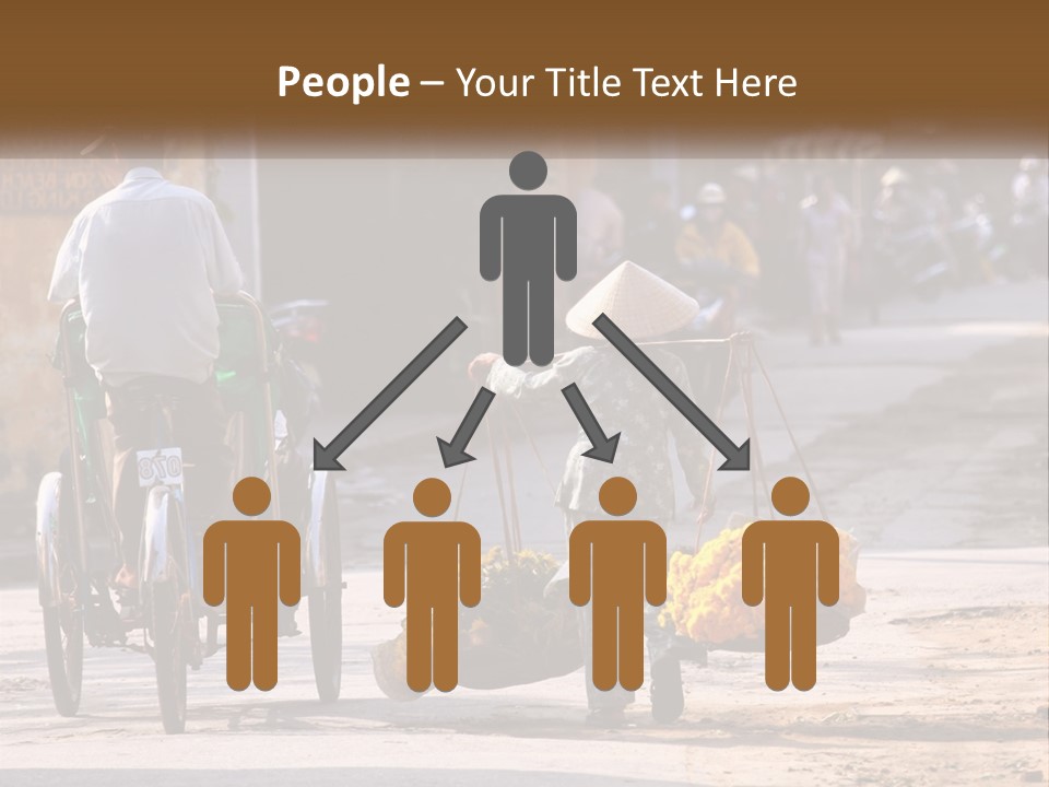 Indochina Travel Female PowerPoint Template