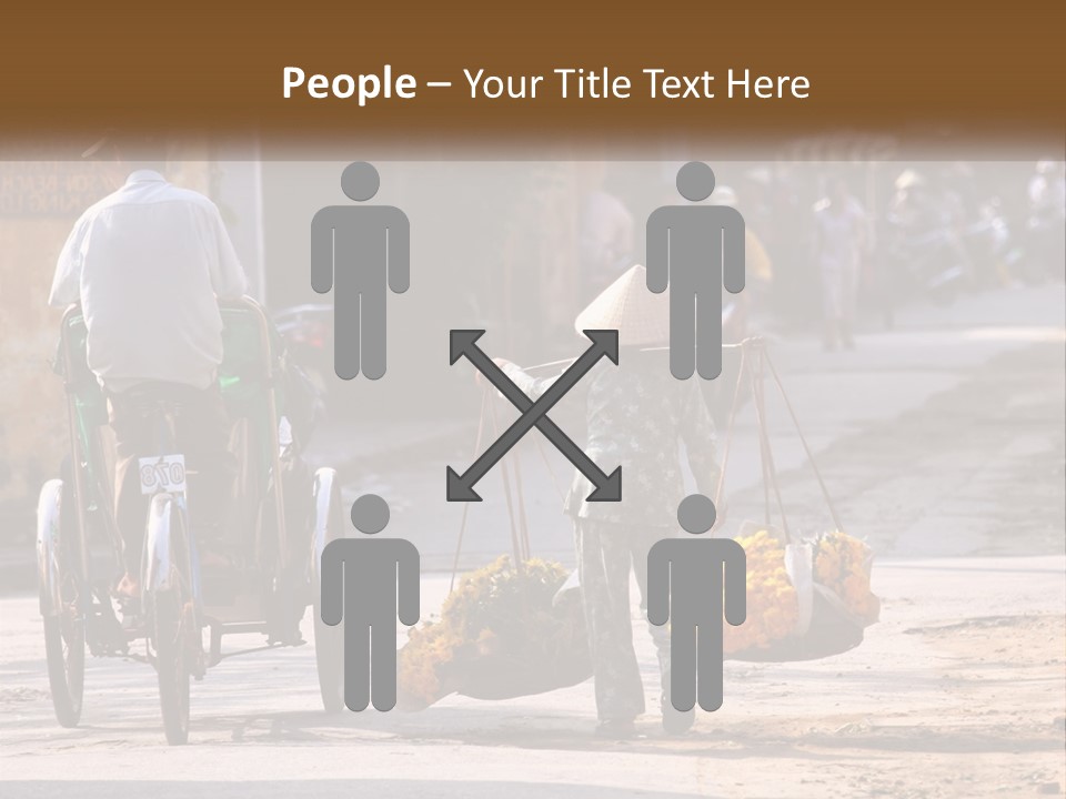 Indochina Travel Female PowerPoint Template