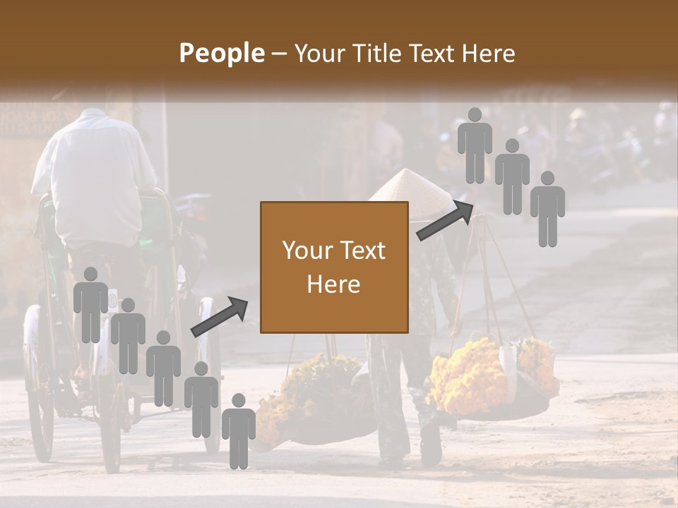 Indochina Travel Female PowerPoint Template