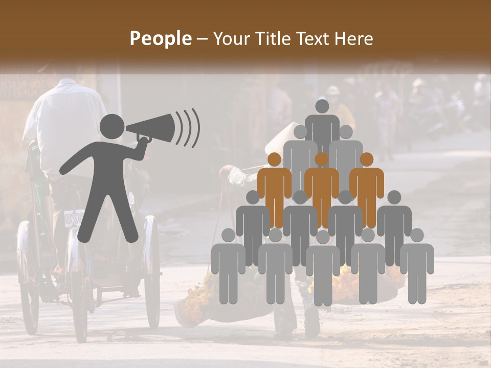 Indochina Travel Female PowerPoint Template