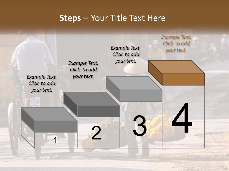 Indochina Travel Female PowerPoint Template