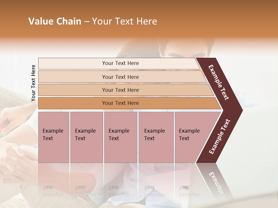 A Man And Woman Sitting On A Couch Looking At A Laptop PowerPoint Template