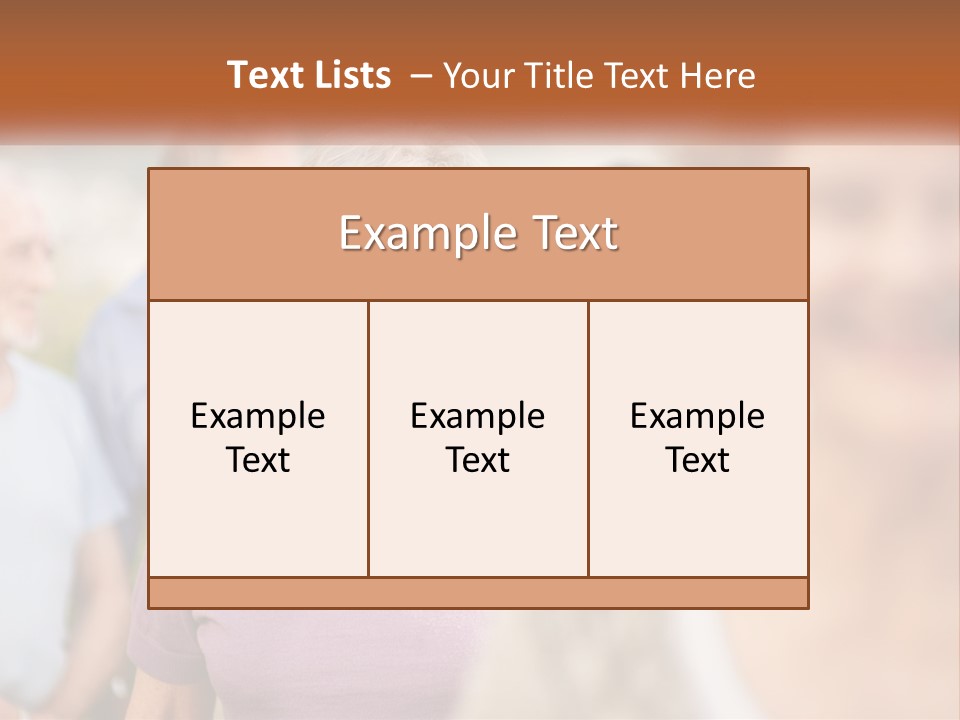 A Group Of Older People Are Smiling For The Camera PowerPoint Template