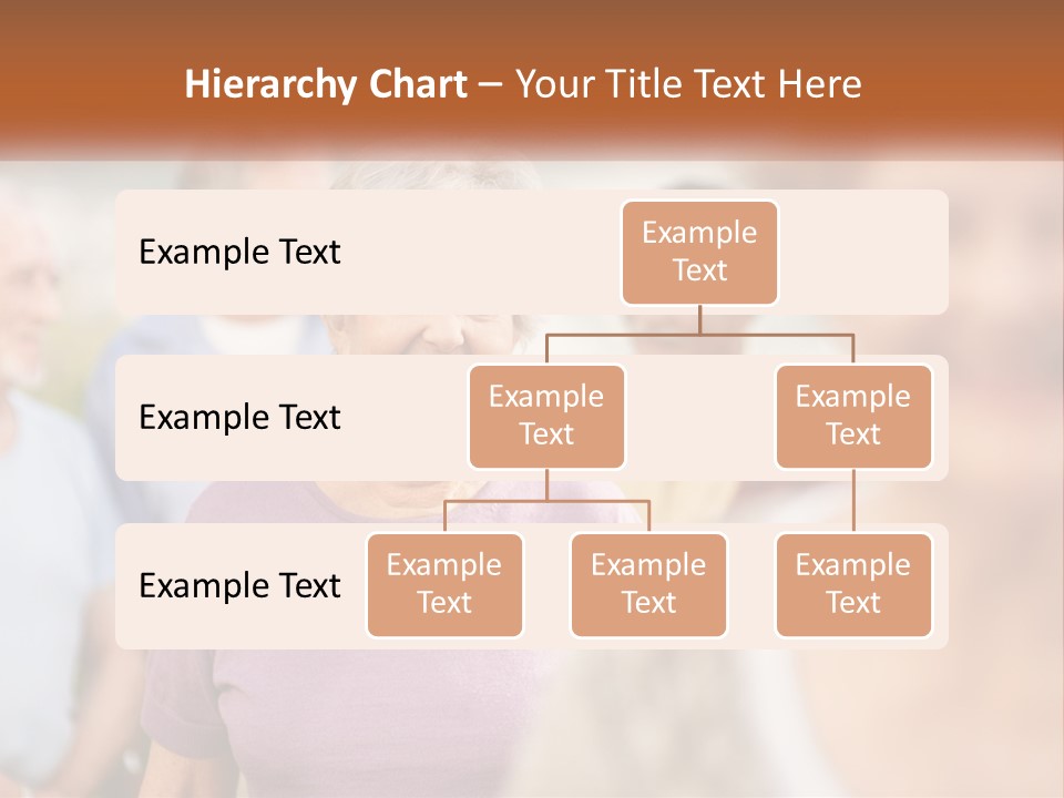 A Group Of Older People Are Smiling For The Camera PowerPoint Template