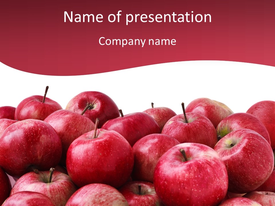 Tasty Large Freshness PowerPoint Template