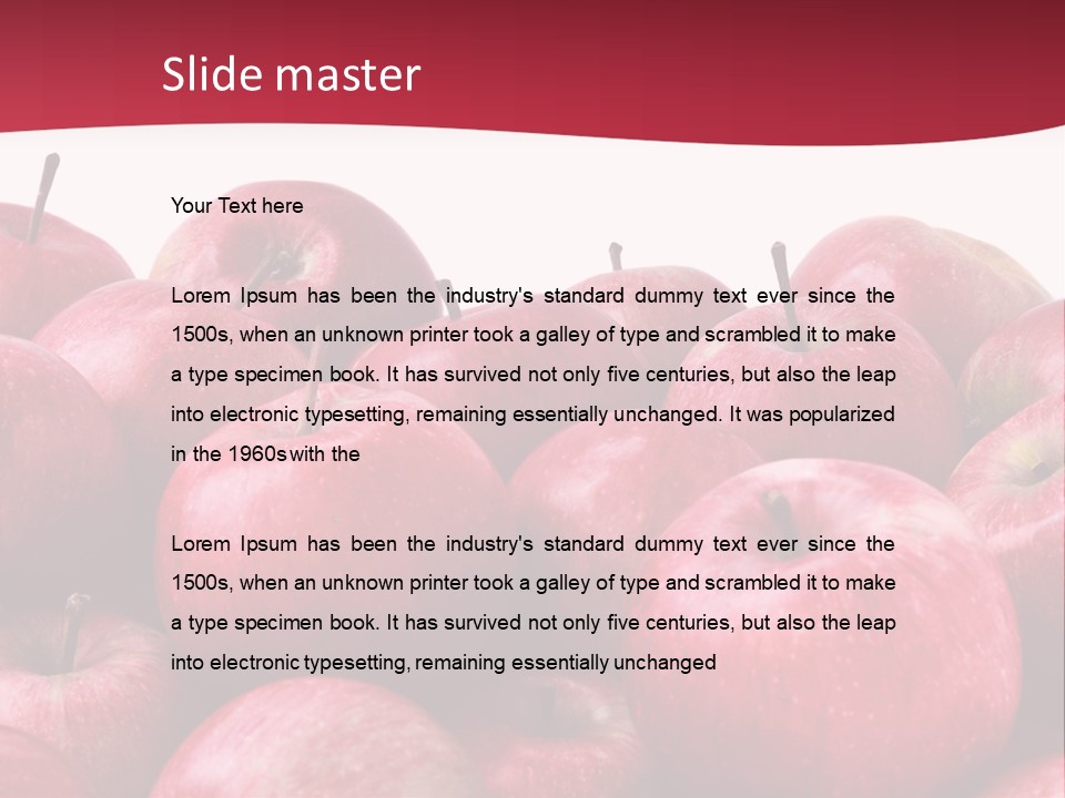 Tasty Large Freshness PowerPoint Template