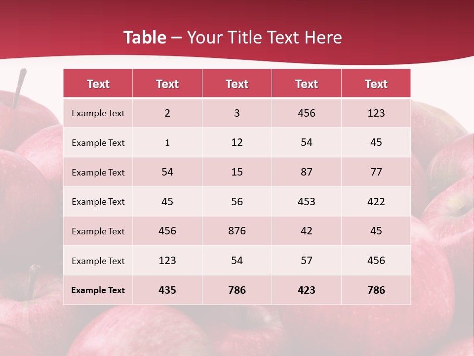 Tasty Large Freshness PowerPoint Template