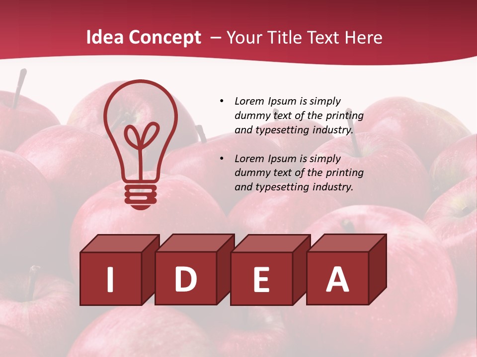 Tasty Large Freshness PowerPoint Template