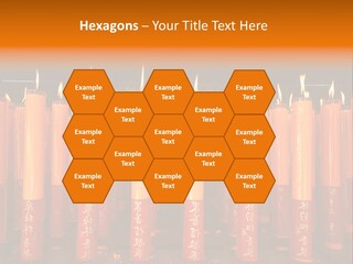 Red Wax Burn PowerPoint Template