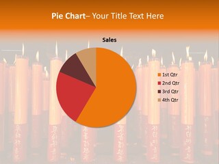 Red Wax Burn PowerPoint Template