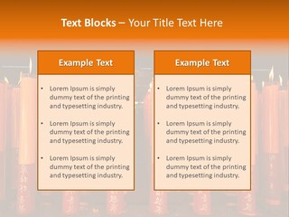 Red Wax Burn PowerPoint Template